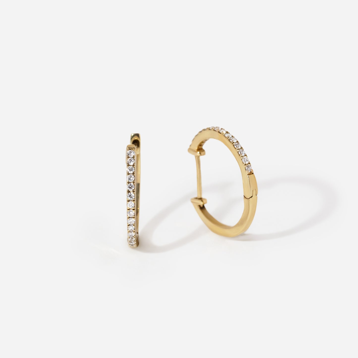 hoop earring 14k yellow gold