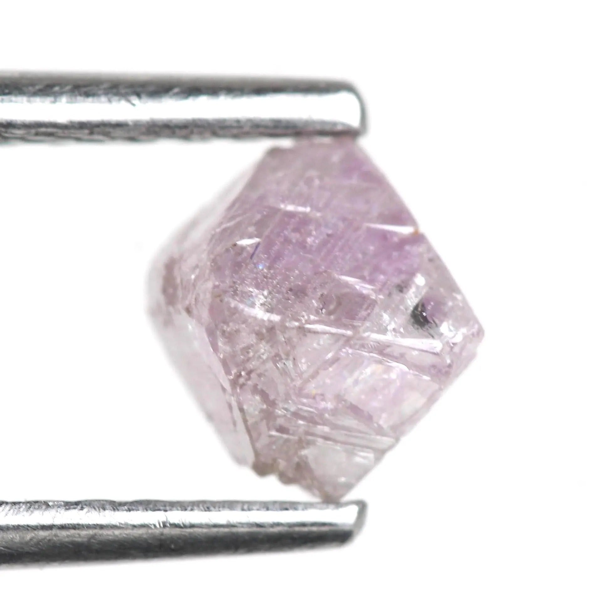 Fancy Purple Pink Rough Uncut Raw Diamond 5 MM