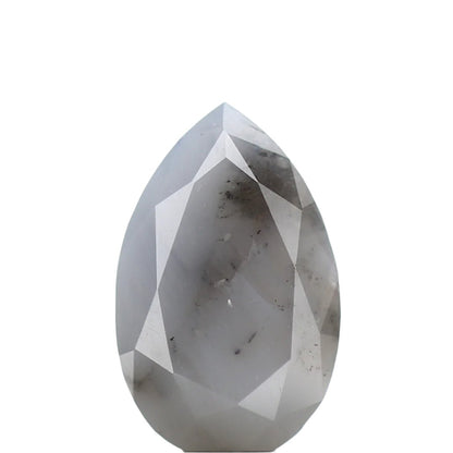 0.88CaratFancyGrayPearRusticDiamondForEngagementRing