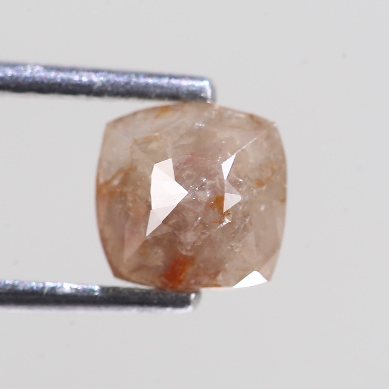 0.89 Carat Natural Cushion Cut Hue Pink Diamond 6.07 MM
