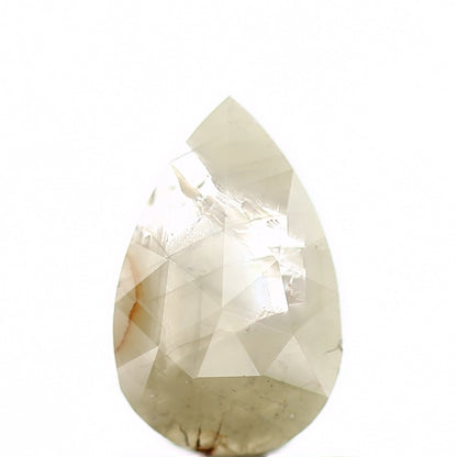 0.96 Carat Natural Pear Rose Cut Rustic Loose Diamond SDM94