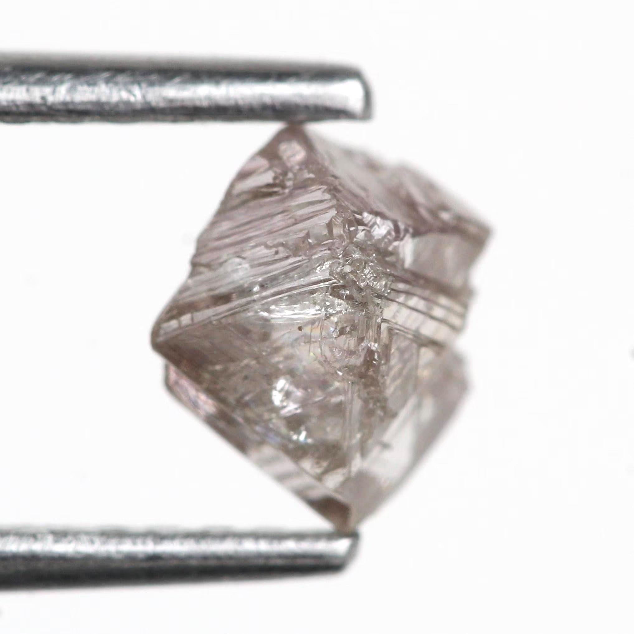 0.98 Carat Natural Pink Purple Crystal Uncut Rough Diamond 5.80 MM