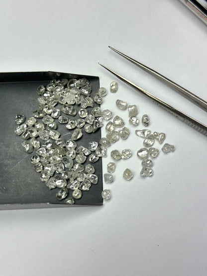 Natural Uncut Raw Diamond Ethically Sourced Canadian Diamonds White SI Clarity HIJ