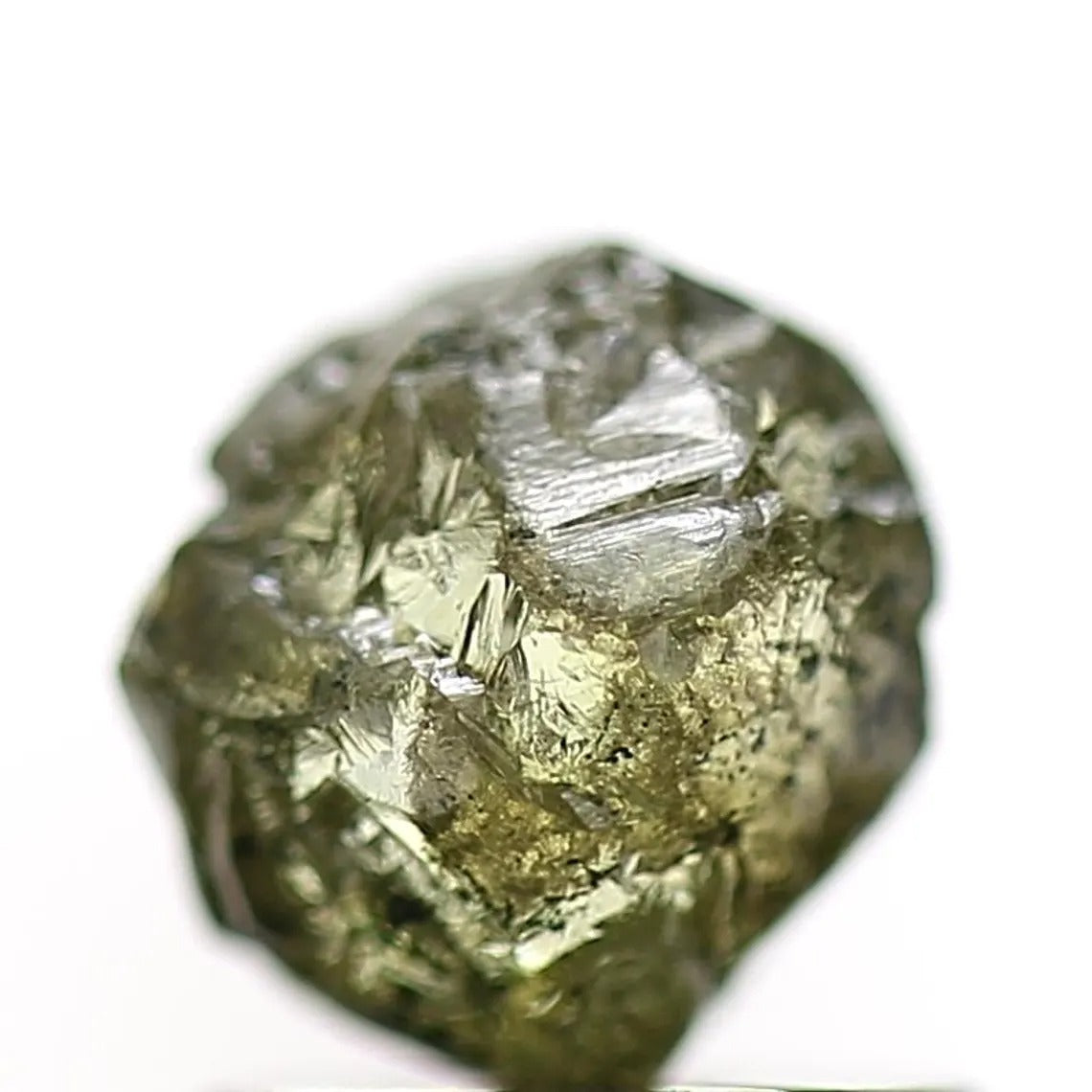1.39 Carat Natural Rough Chameleon Diamond 5.6 MM