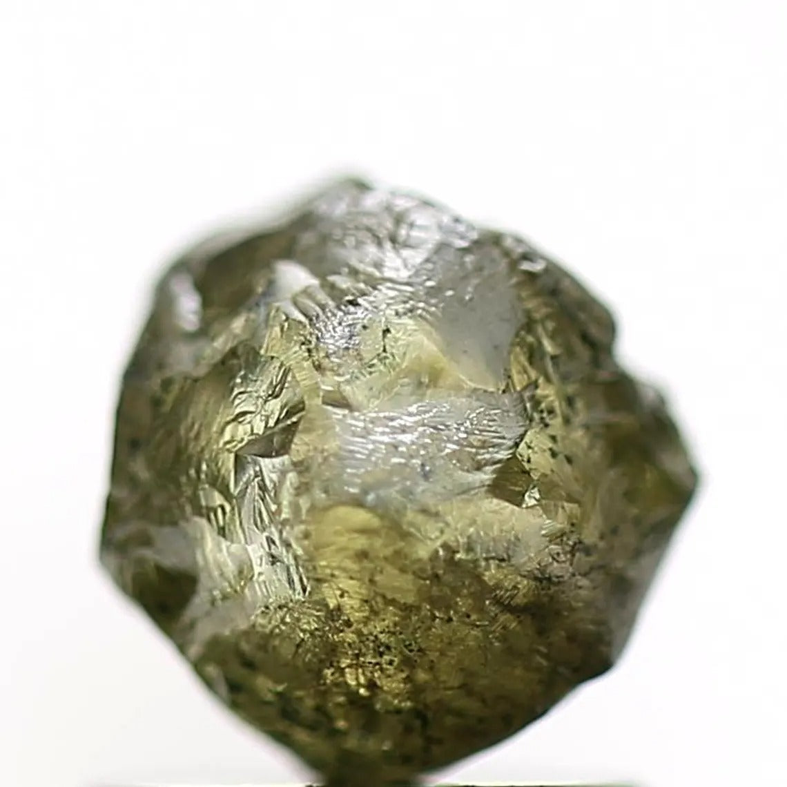 1.39 Carat Natural Rough Chameleon Diamond 5.6 MM
