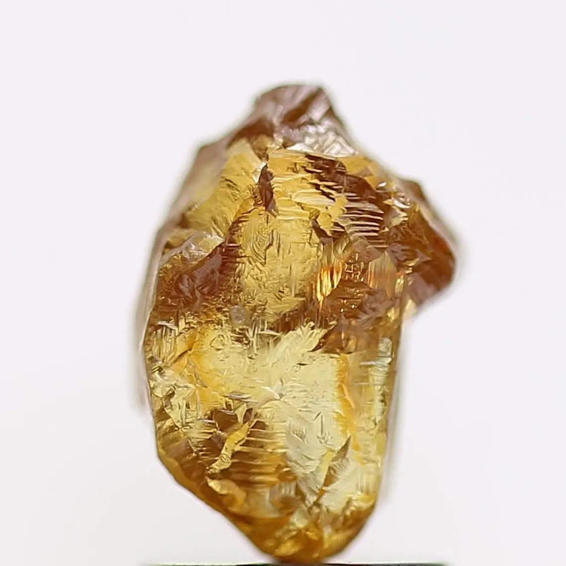 1.78 Carat Natural Fancy Orange Rough Diamond 8.4 MM