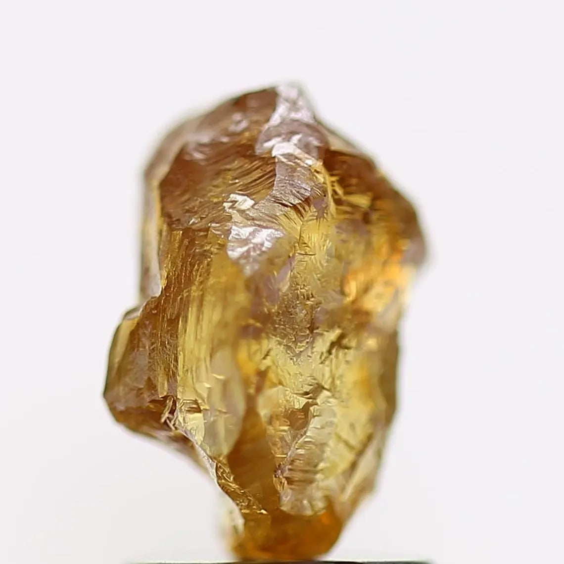 1.78 Carat Natural Fancy Orange Rough Diamond 8.4 MM