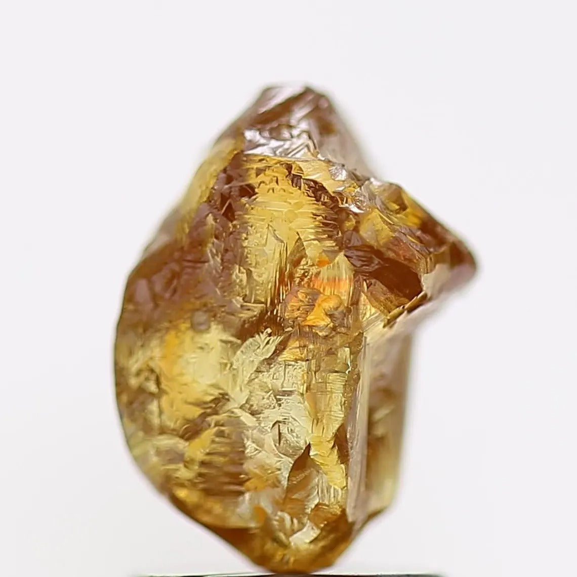 1.78 Carat Natural Fancy Orange Rough Diamond 8.4 MM