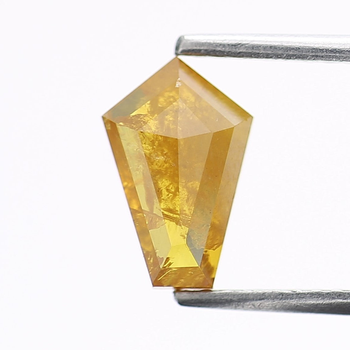 1.32 Carat Natural Yellow Kite Salt and Pepper Diamond 9.25 MM