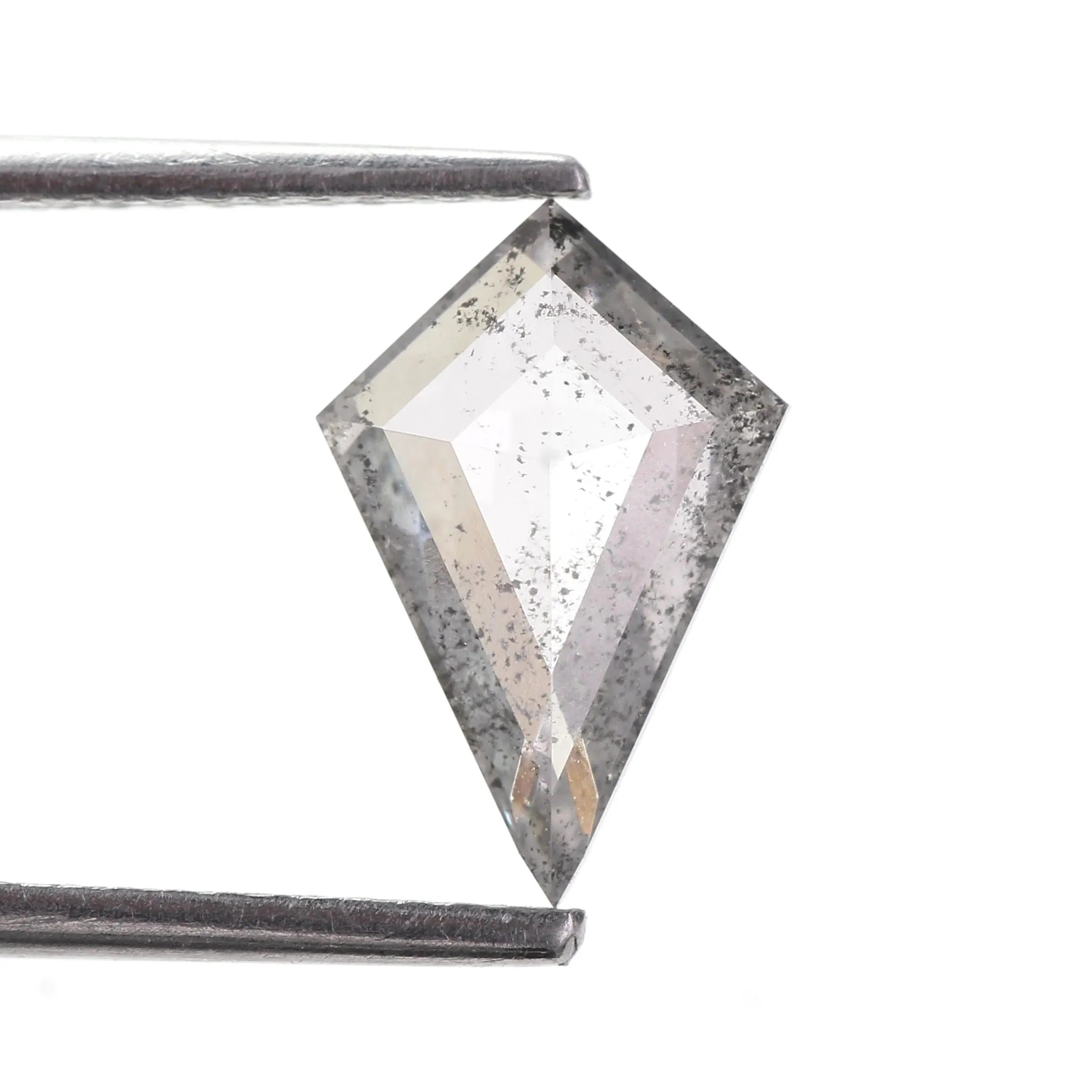 1.39 Ct Kite Salt and Pepper Diamond Fancy Gray Natural