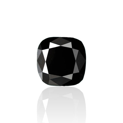 1.45 Carat Cushion Shape AAA Quality Diamonds 5 MM Loose Natural Black Diamond