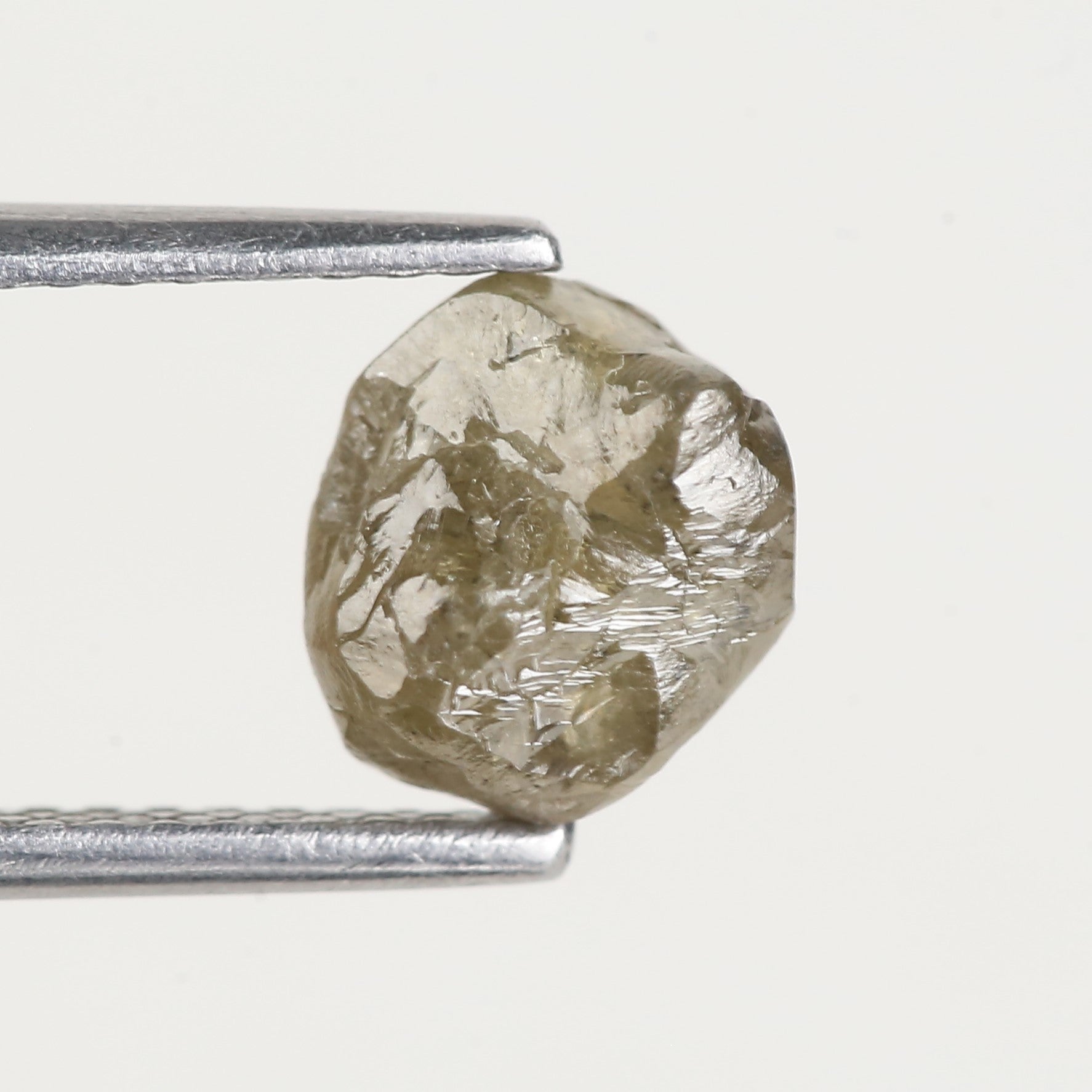 1.49 Carat Champagne Brown Real Rough Uncut Loose Diamond 6.90 MM