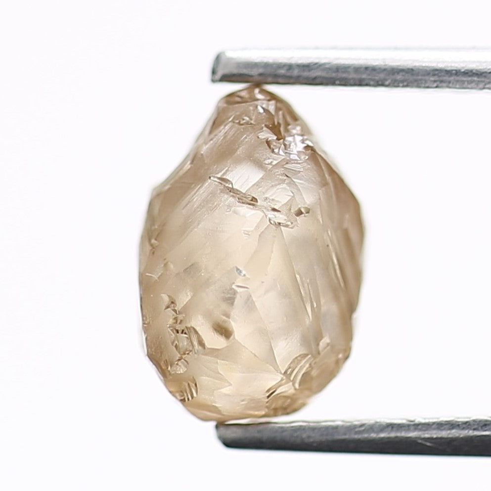 Fancy Champagne Brown Rough Diamond 8.3 MM