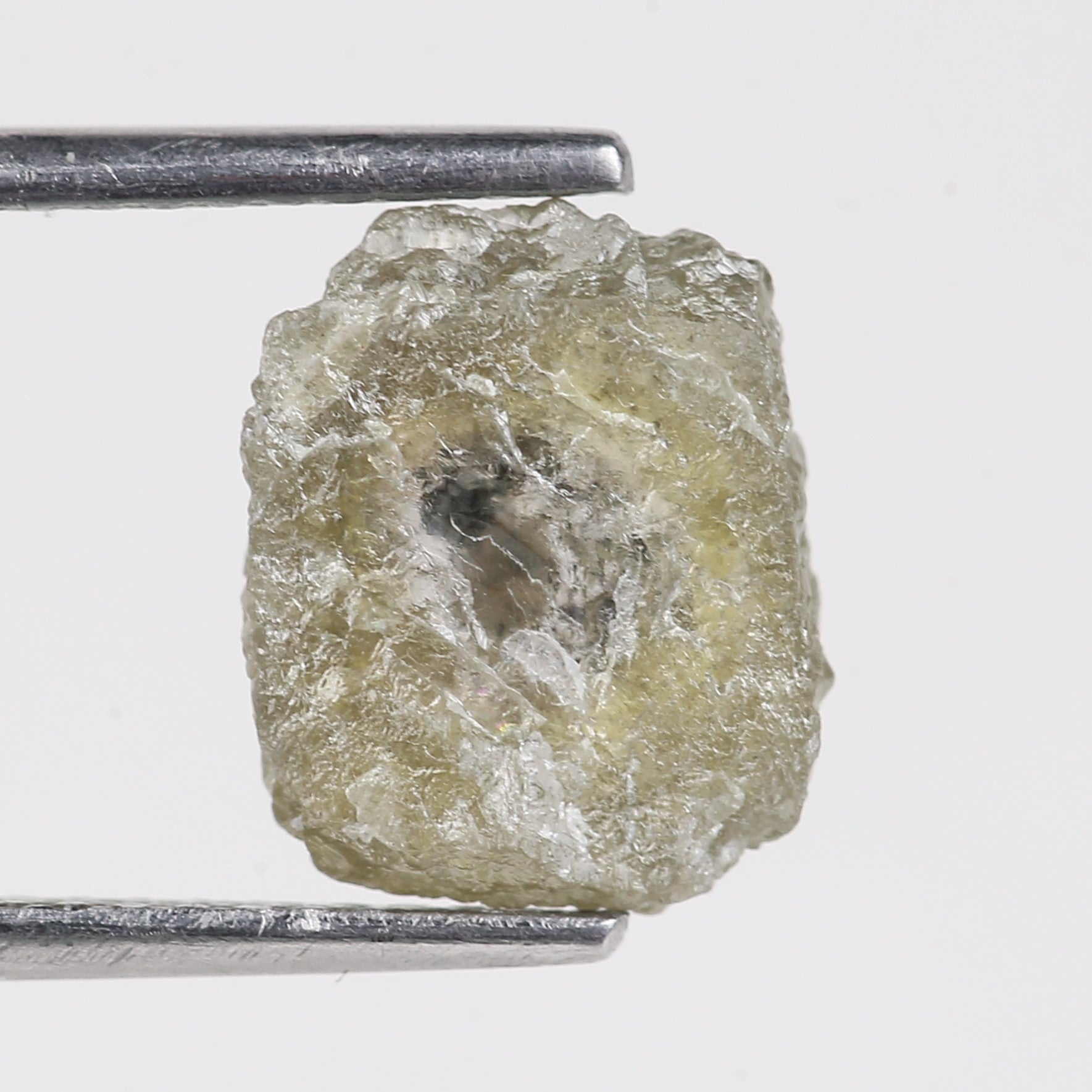1.97 Carat Natural Rough Yellow Diamond 9.50 MM