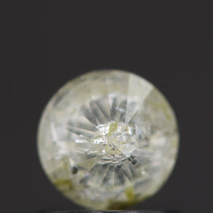 0.72 Carat Natural Icy White Round Cut Salt and Pepper Diamond 5.3 MM - Blackdiamond