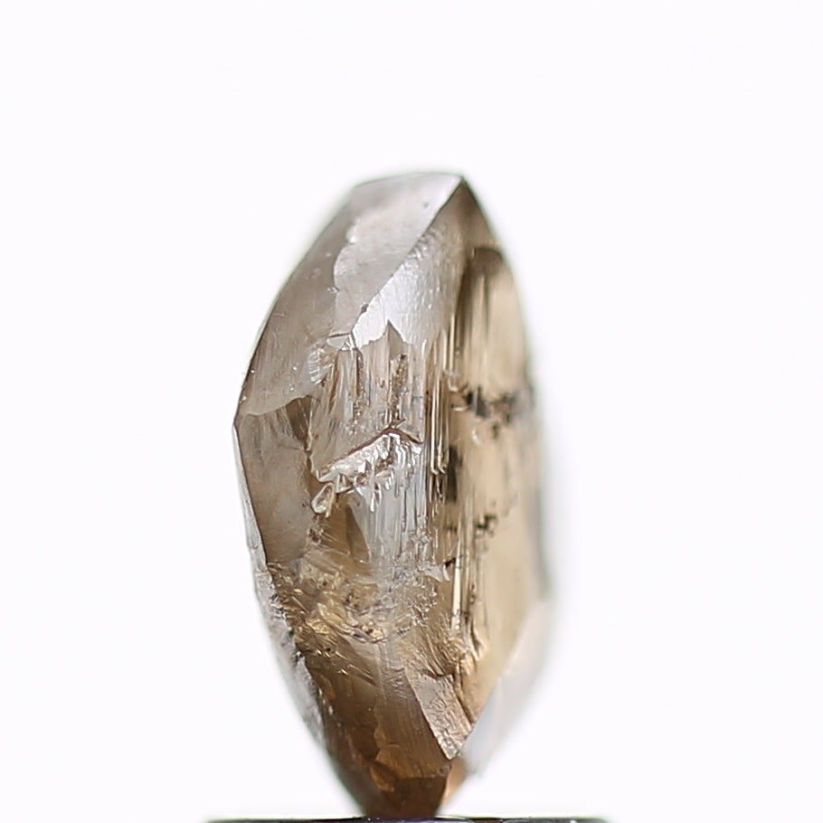 2.16 Carat Natural Fancy Clear Brown Rough Diamond 8.8 MM