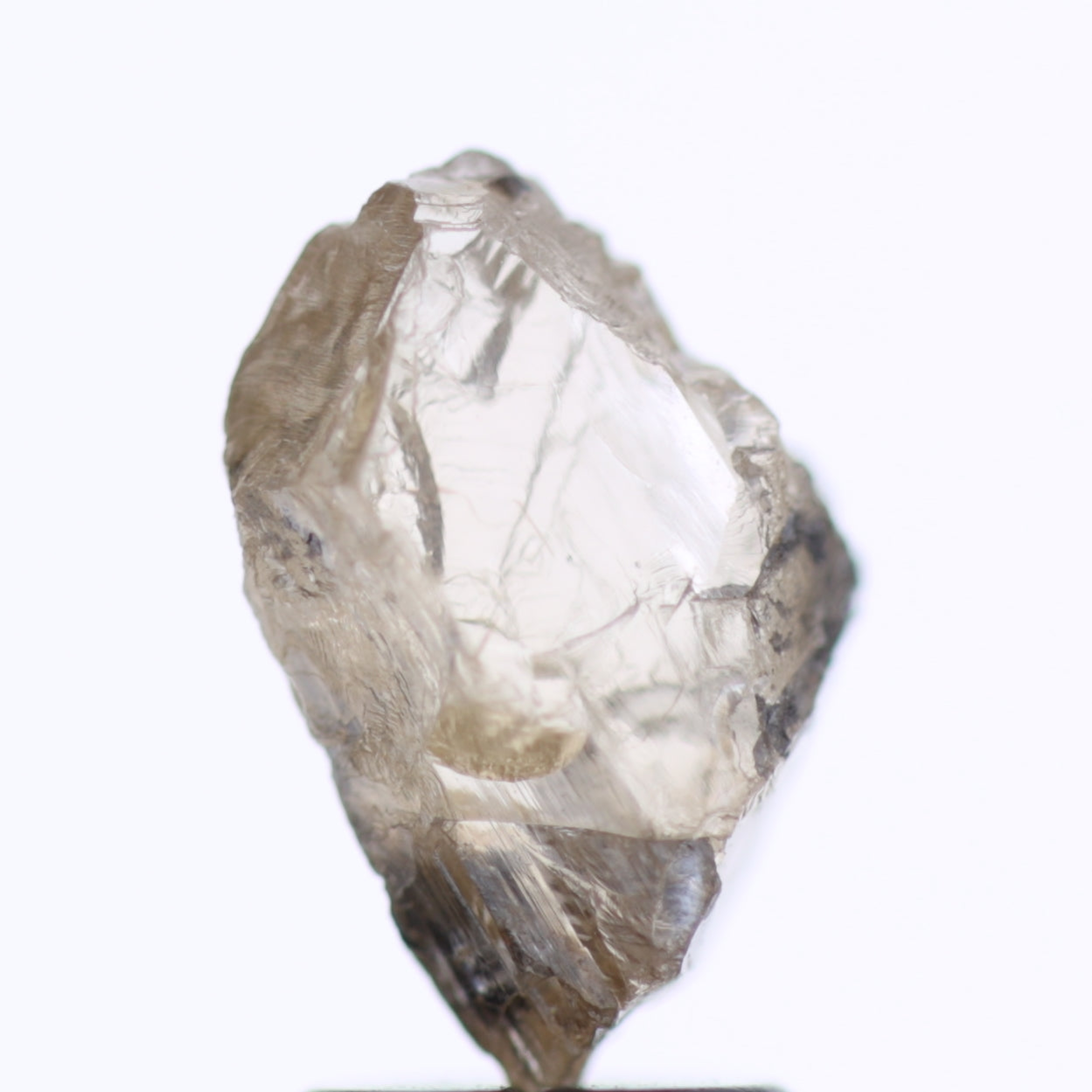 2.18 Carat Natural Fancy Champagne Brown Rough Diamond 10.83 MM