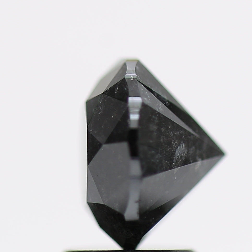 2.41 Carat Fancy Black Round Brilliant Diamond GIA Certified