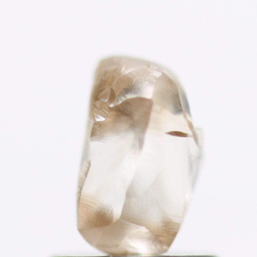 1.25 Carat Fancy Champagne Brown Diamonds Rough Natural 6.53 MM