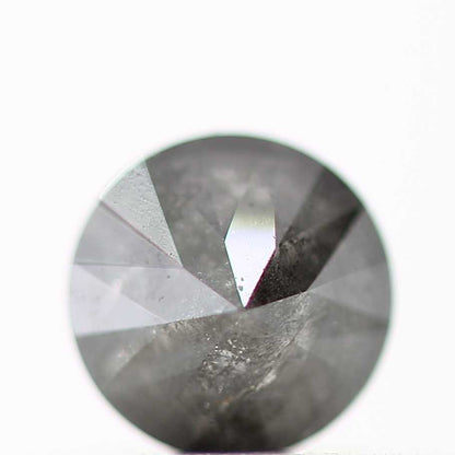 0.32 Carat Fancy Black Diamond Round Salt and Pepper Diamond 4.1 MM - Blackdiamond