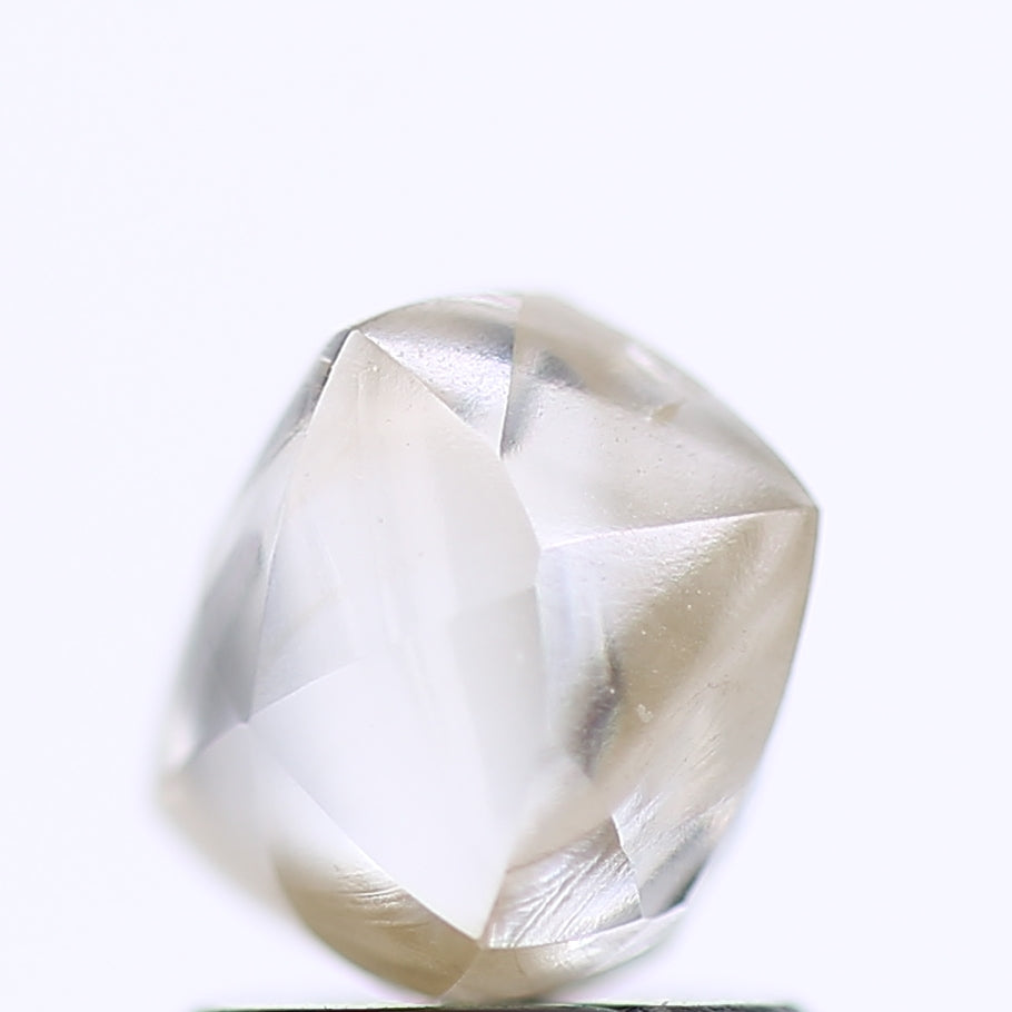 1.91 Carat Natural Clear Light Brown Rough Diamond 7 MM