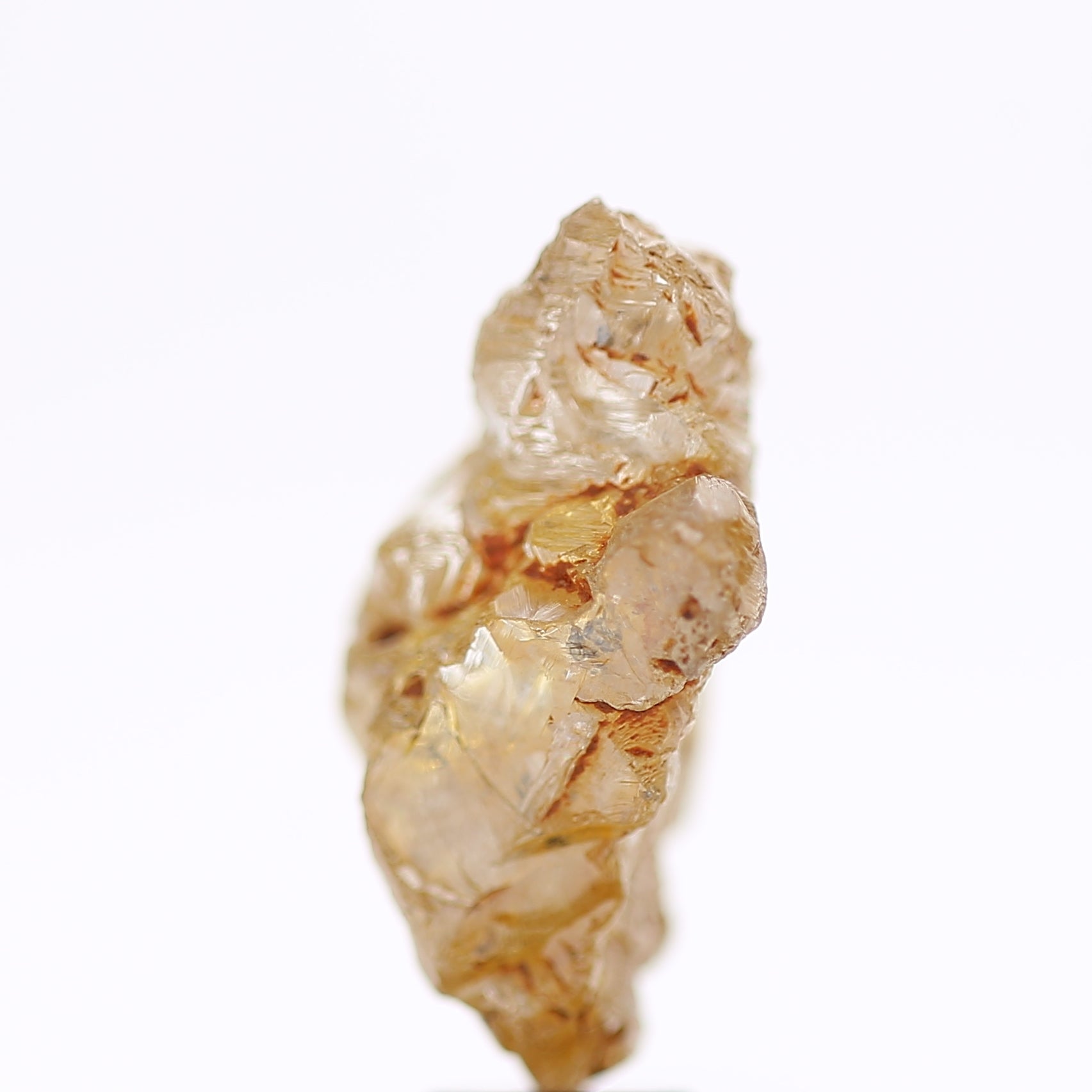 11 Carat Natural Fancy Orange Brown Rough Diamond 18.82 MM
