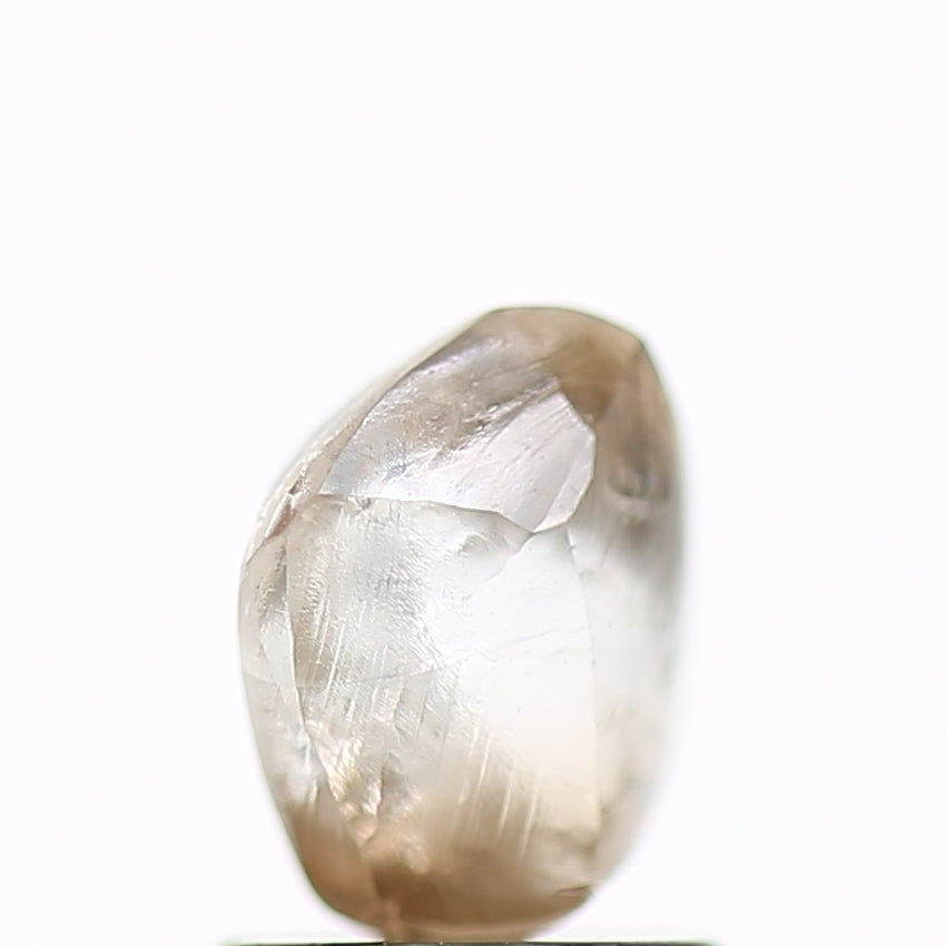 1.34 Carat Natural Fancy Champagne Rough Diamond 6.62 MM