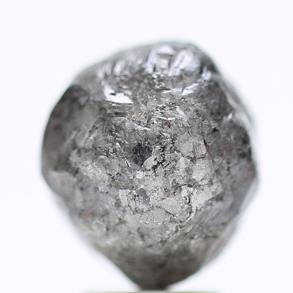 6.32 Carat Natural Fancy Gray Rough Diamond For Custom Raw Ring Design