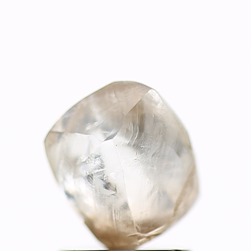 1.34 Carat Natural Fancy Champagne Rough Diamond 6.62 MM
