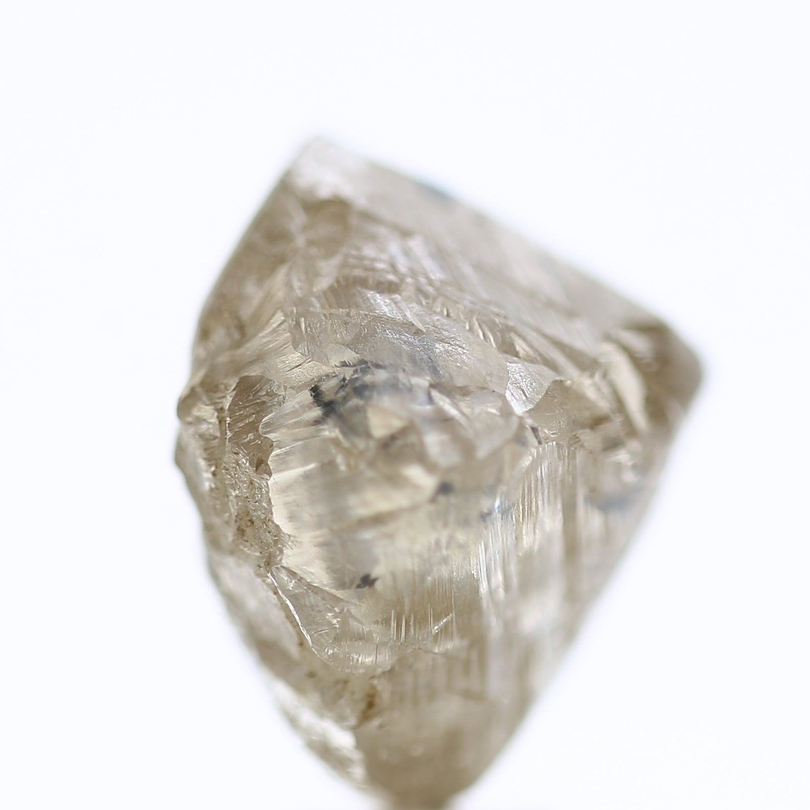 10.72 Carat Natural Fancy Champagne Rough Diamond