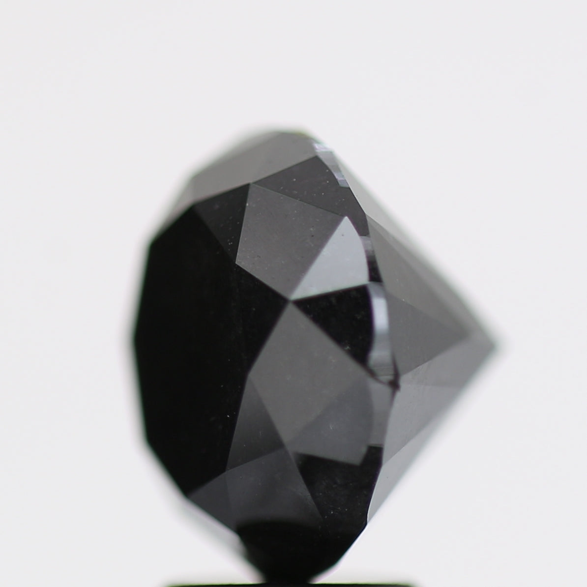 5.05 Carat Fancy Black Round Brilliant Diamond GIA Certified