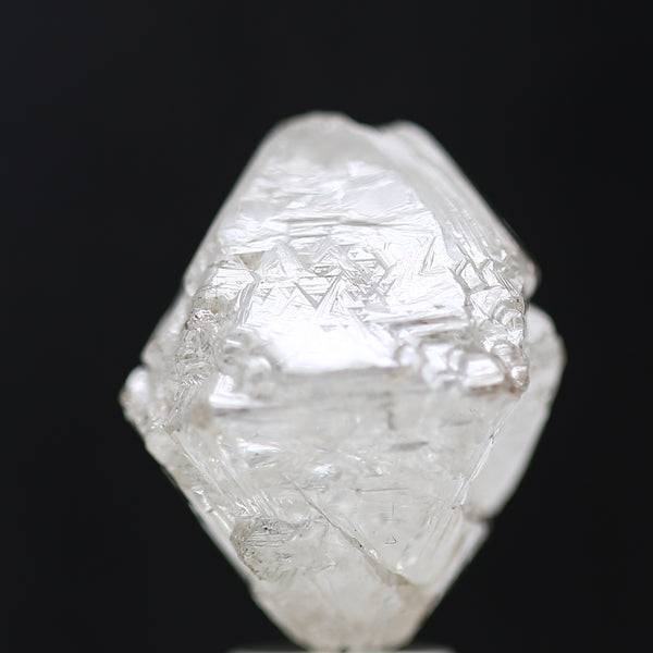 11 Carat Natural White Rough Diamond Octahedron Shape 11 MM