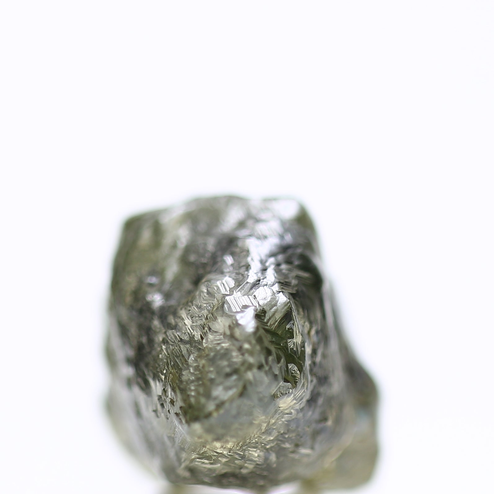 9.28 Carat Natural Yellowish Green Rough Diamond 13 MM