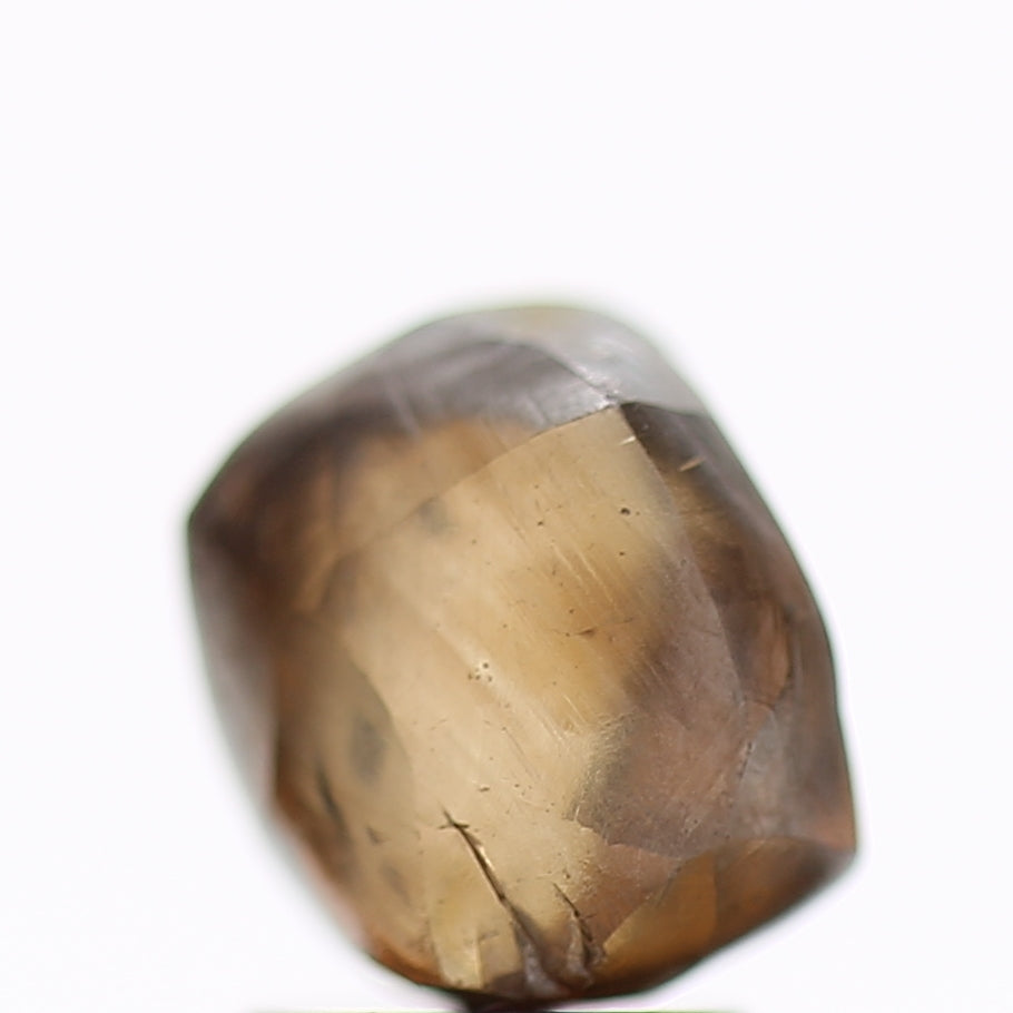 3.16 Carat Natural Fancy Champagne Brown Rough Diamond 7.78 MM