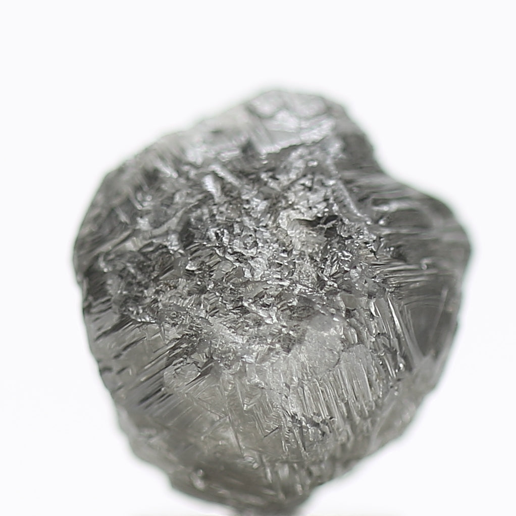 3.58 Carat Gray Natural Raw Uncut Rough Diamond