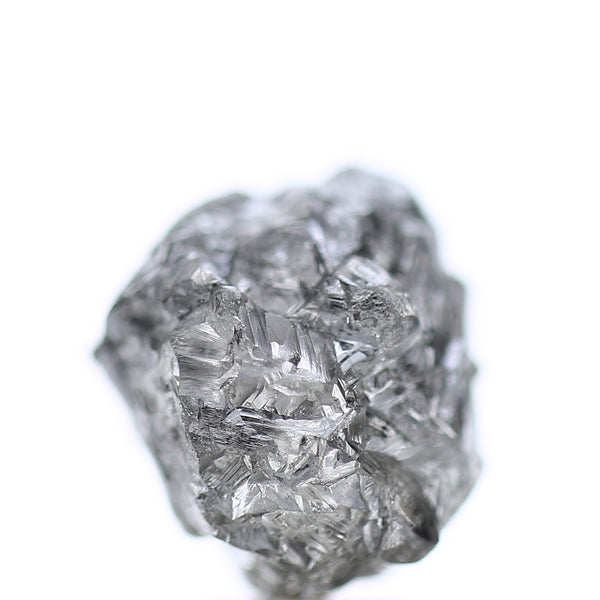 11 Carat Natural Fancy Gray Rough Diamond 11 MM