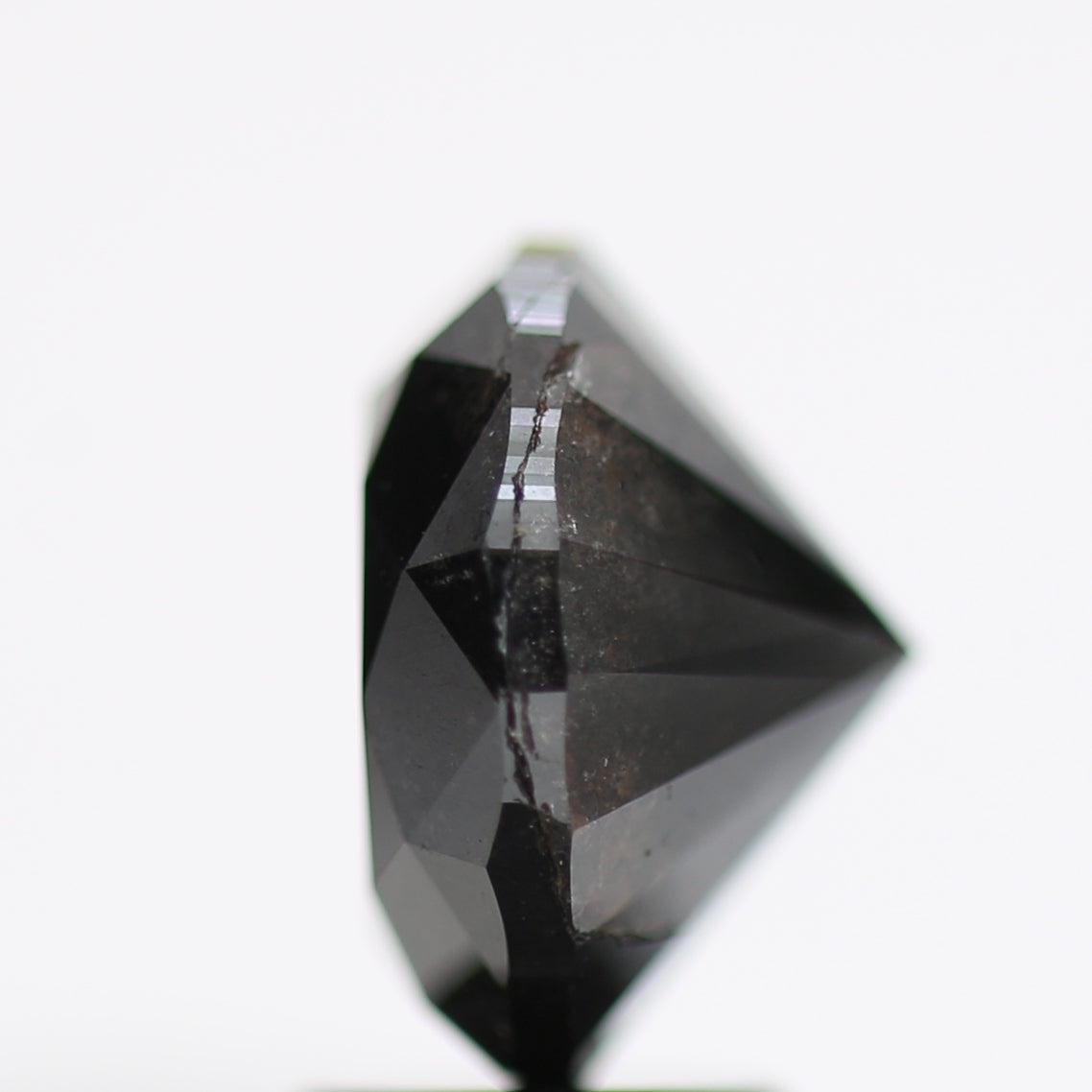 3.86 Carat Fancy Black Round Brilliant Diamond GIA Certified