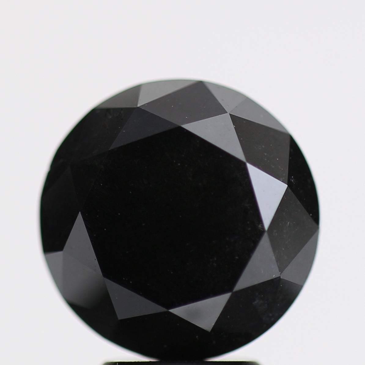 5.05 Carat Fancy Black Round Brilliant Diamond GIA Certified