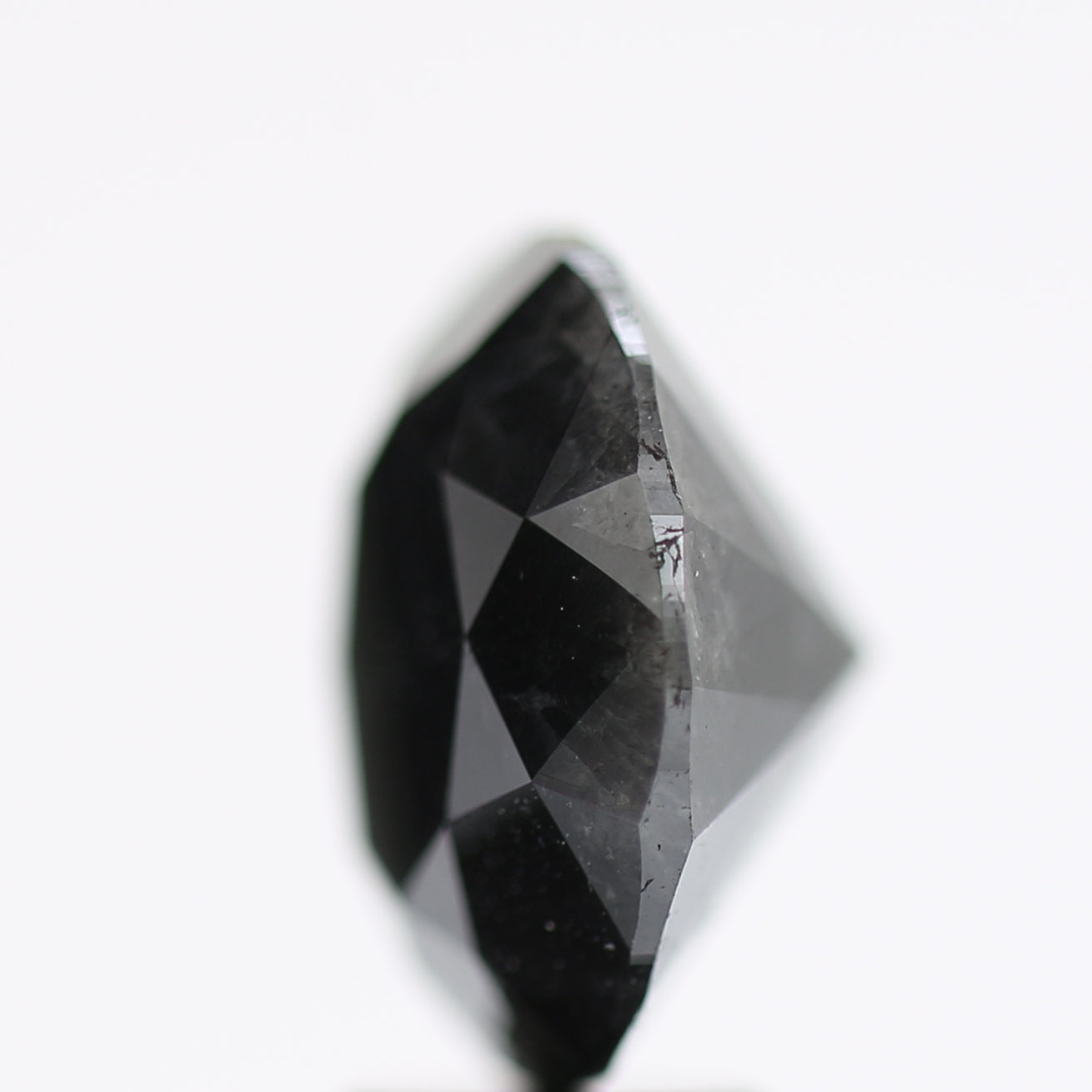 5.18 Carat Fancy Black Round Brilliant Diamond GIA Certified