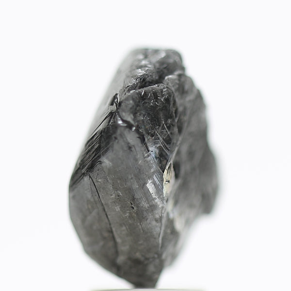 4.07 Carat Natural Black Rough Diamond Raw Octahedron Uncut