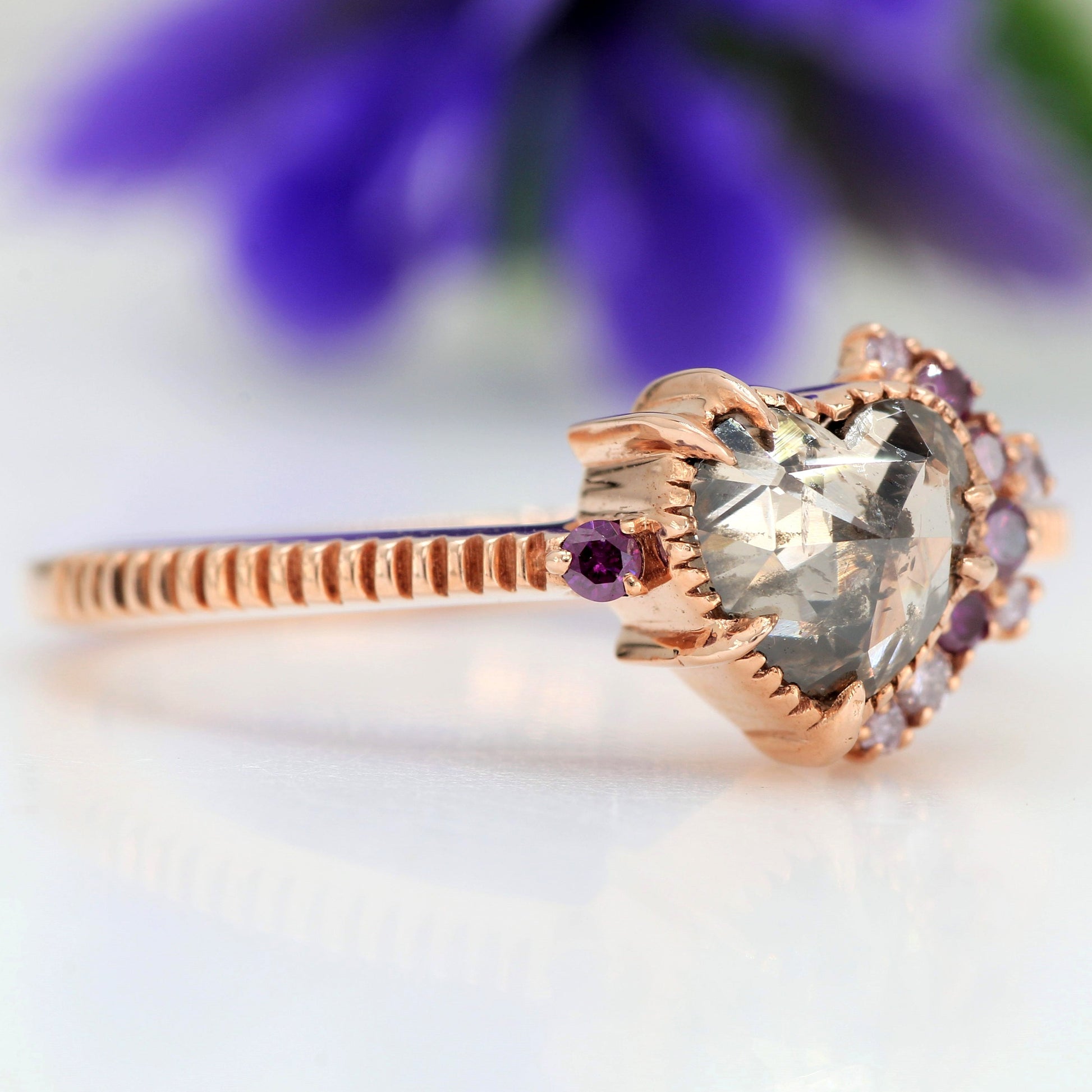 14k rose gold ring