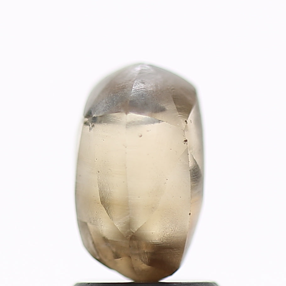 2.45 Carat Natural Fancy Champagne Brown Rough Diamond 8.56 MM