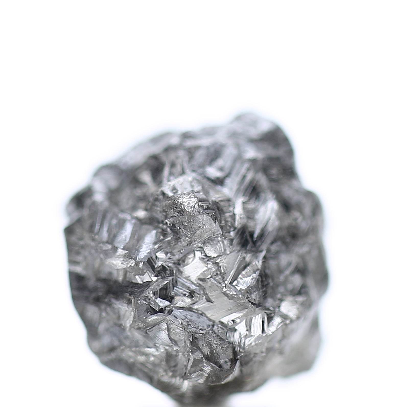 11 Carat Natural Fancy Gray Rough Diamond 11 MM
