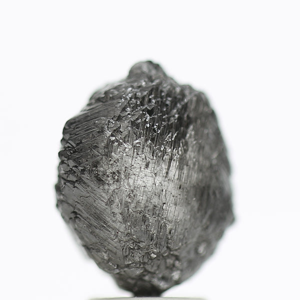 4.64 Carat Black Gray Natural Raw Uncut Rough Diamond