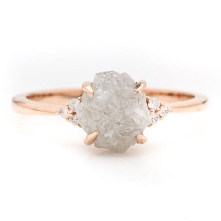 Rough-Cut-Diamond-Rings