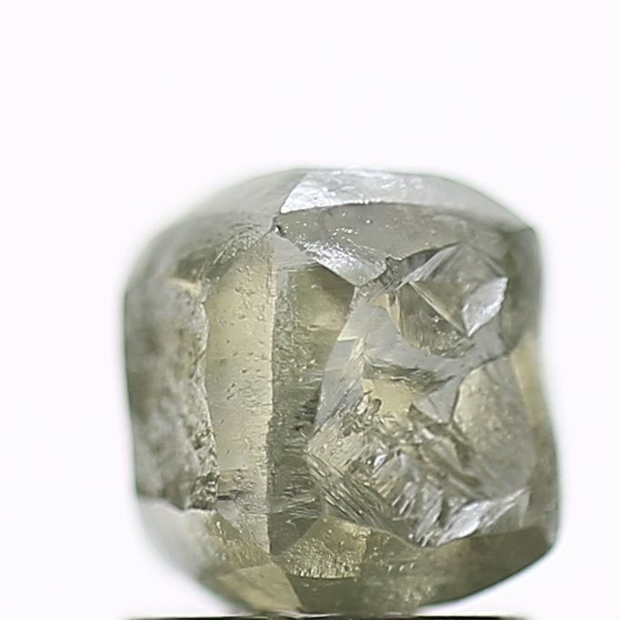 2.10 Carat Natural Fancy Greenish Grey Rough Diamond 5.6 MM