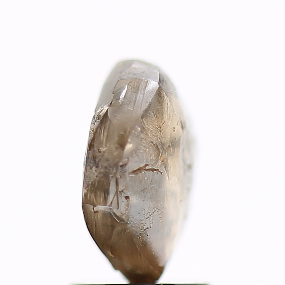 2.16 Carat Natural Fancy Clear Brown Rough Diamond 8.8 MM