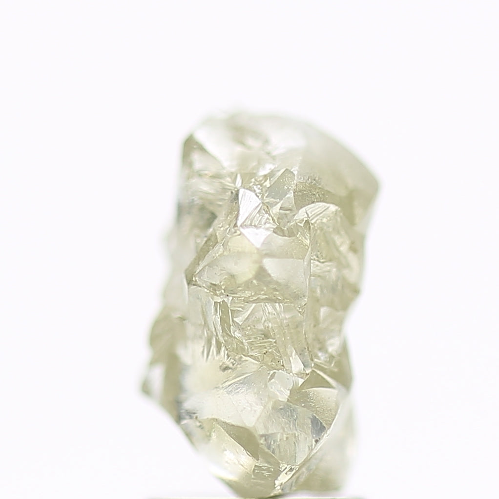 2.77 Carat Natural Clear Crystal Rough Diamond 10.10 MM