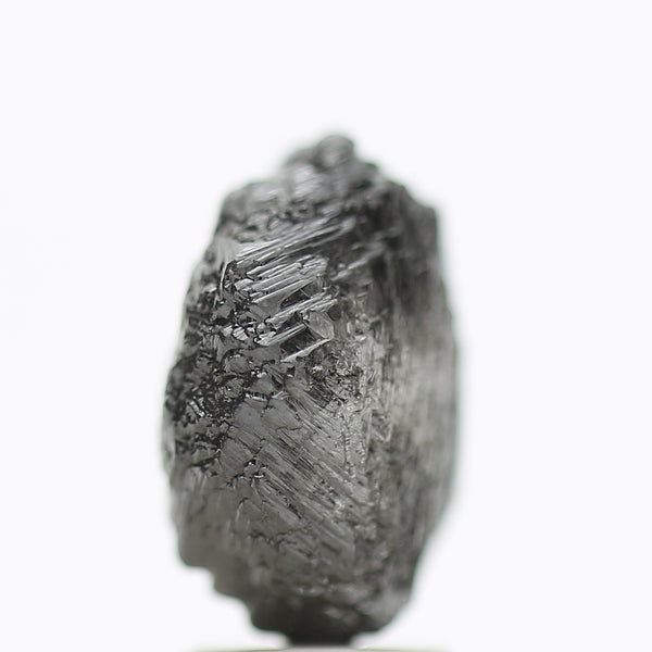 4.64 Carat Black Gray Natural Raw Uncut Rough Diamond