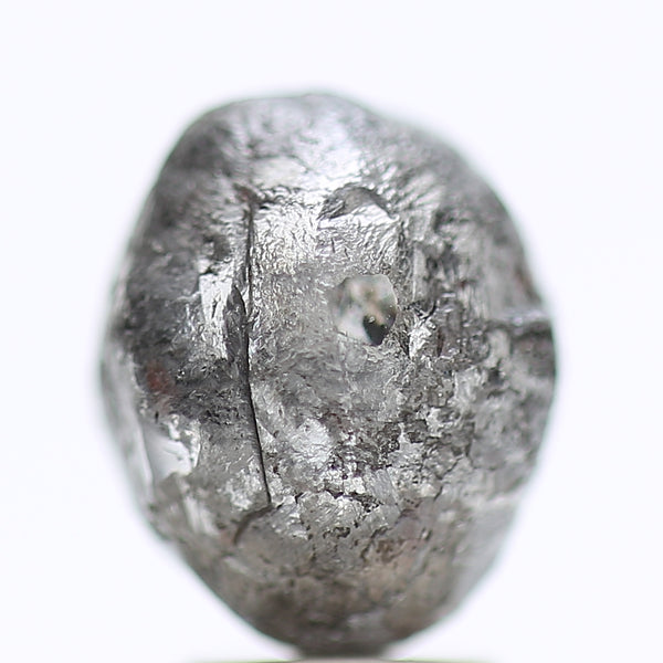 6.32 Carat Natural Fancy Gray Rough Diamond For Custom Raw Ring Design